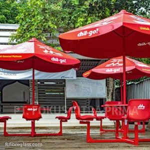 payung cafe outdoor bahan fiberglass
