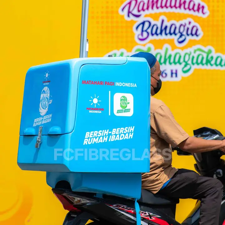 Box delivery fiberglass layanan service cepat